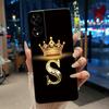 Красивый чехол для пары на телефон TCL 505 T509K T509A, бампер, черный силикон, противоударный, мягкий корпус, чехол с узором из букв и короны