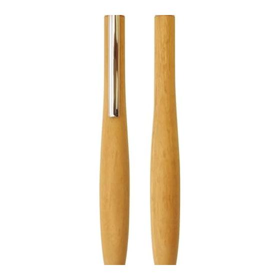 Shape Pen Wooden Mechanical Pencil, Japanese Cherry Wood, 0.5mm Lead, Knock Type, Barrel Diameter 13mm, Made in Japan. Ergonomic design with a