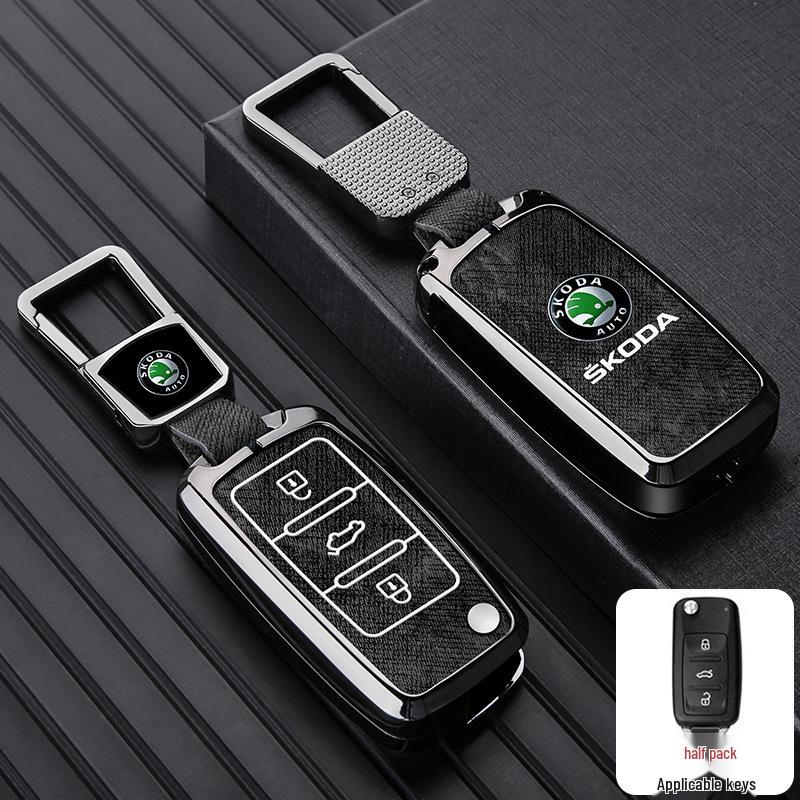 Чехол для ключа Skoda для моделей Octavia, Superb, Kamiq, Scala, Karoq, Yeti