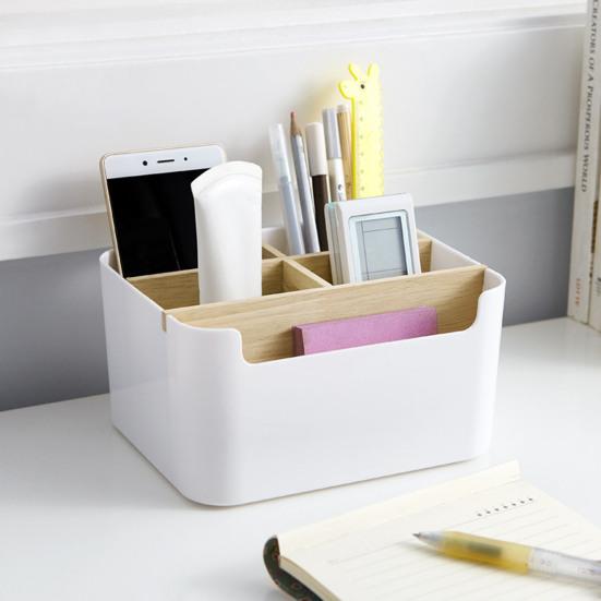 Storage Box Large Capacity Living Room Non-slip Remote Control Board Storage Box Reliable Storage Smooth Surface