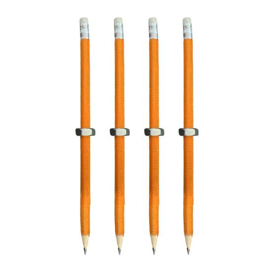 4/6/8 шт. Карандаш для снятия стресса с гайкой, деревянный карандаш с резьбой, для школьной работы, снятие тревожности, бесшумный успокаивающий вращающийся карандаш-фиджет с гайкой