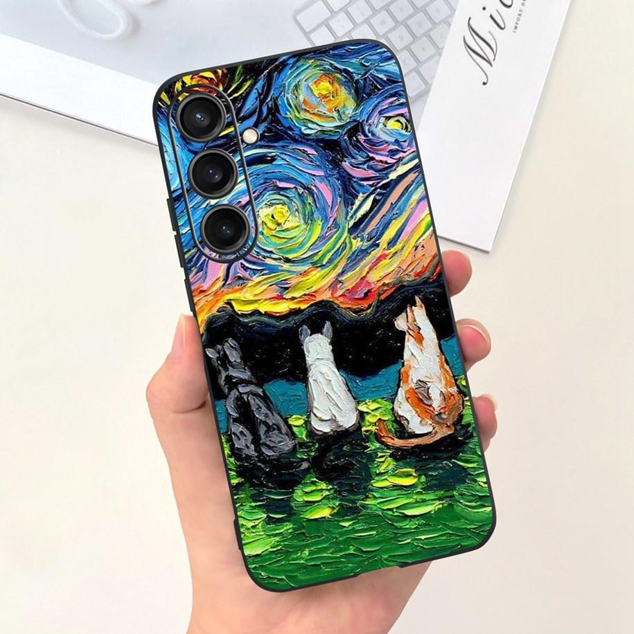 Для Samsung A25 5G 2023 Чехол SM-A256B Милый Утенок-Астронавт Тонкий Мягкий Силиконовый Задний Чехол для Телефона Для Samsung A55 A35 5G A356B Coque