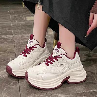 2025 новые папины кроссовки женские весенний тренд модные повседневные спортивные туфли на платформе универсальные кроссовки для бега