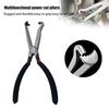Electrical Disconnect Pliers with Ergonomic Handle Curved Shape Fuel Line Pliers Automotive Electrical Plug-Connector Disconnect