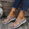 Women Sandals Breathable Mesh Summer Shoes For Women Low Heels Sandalias  Beach Slippers Sandals