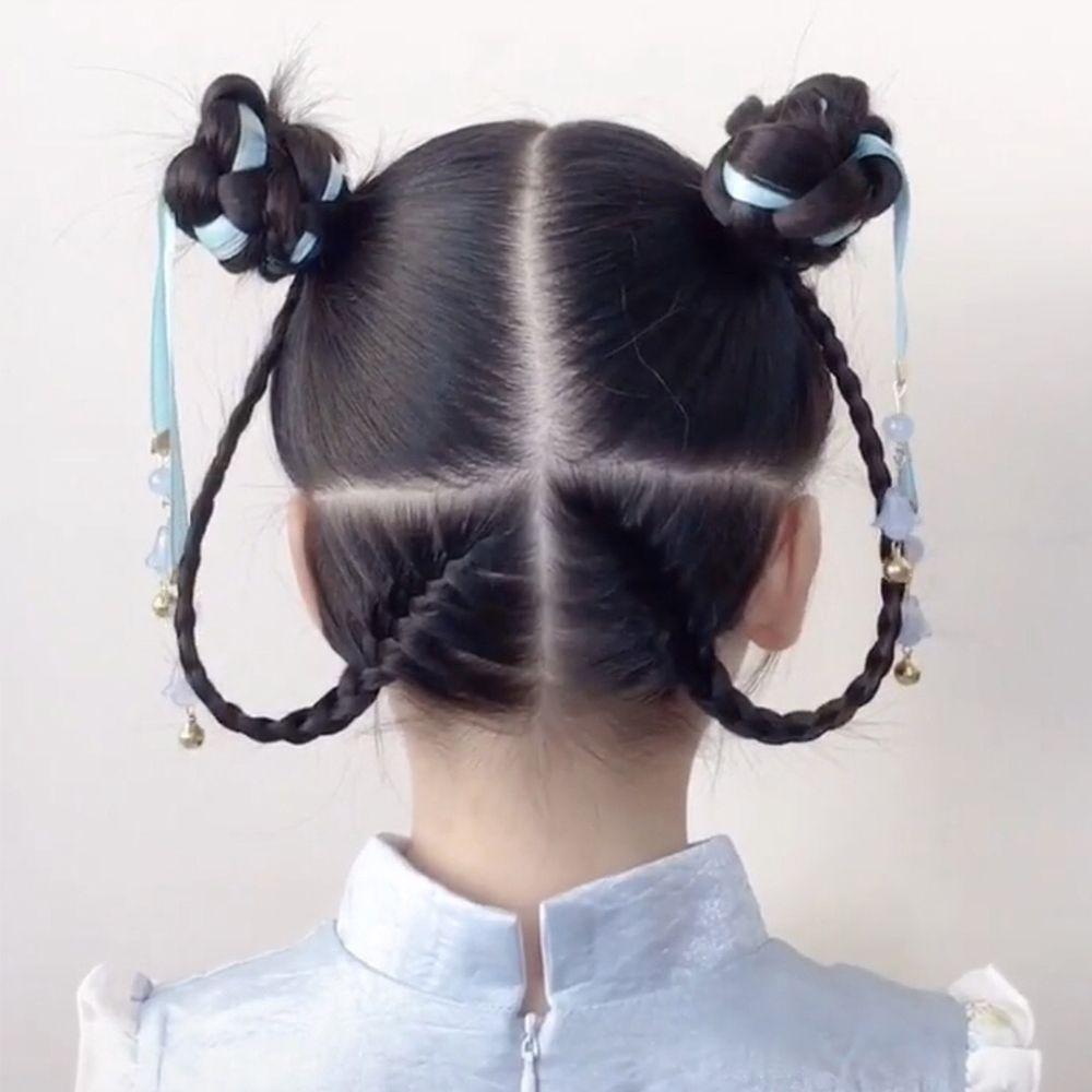 Photo Props Children Hair Band Braided Hair Rope Han Clothes Accessories Chinese Hair Accessories