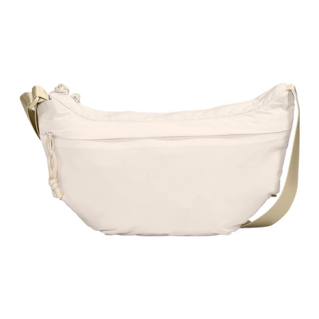 The North Face 3.1L Brand Logo Patch Shoulder Crossbody Outdoor Bag Women bags Recycled-Nylon Gardenia-White NF0A81DS4U0