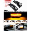 Malcayang Side Mirror Turn Signal Indicator Sequential Dynamic Blinker Light Replacement Compatible with Volvo C30 C70 S40 V40 V50 V70 S60