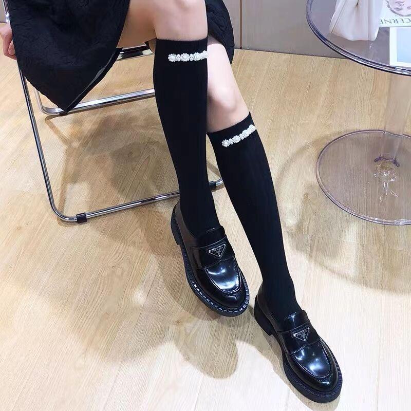 British Style Plaid Women Stockings Long Socks Japanese Style High School Students Thigh High Socks Girls Kawaii Cute Knee Socks