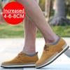 High Quality Men Elevator Shoes Height Increased 8cm Invisible Inner Heightening Shoes Men's Sports Suede Leather Sneakers Shoes