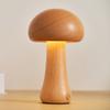 1pc Dimmable USB Mushroom Night Light with Touch Sensor - Wireless Bedside Lamp with USB Charging for Home Decoration and Christmas Gift