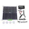200W 12V Portable Solar Panel Kit Monocrystalline Solar Panel with Controller for Cycling