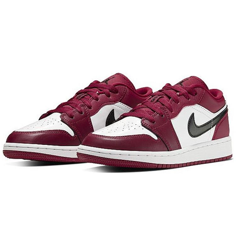 (GS) Air Jordan 1 Low 'Noble Red' Kids' 553560-604