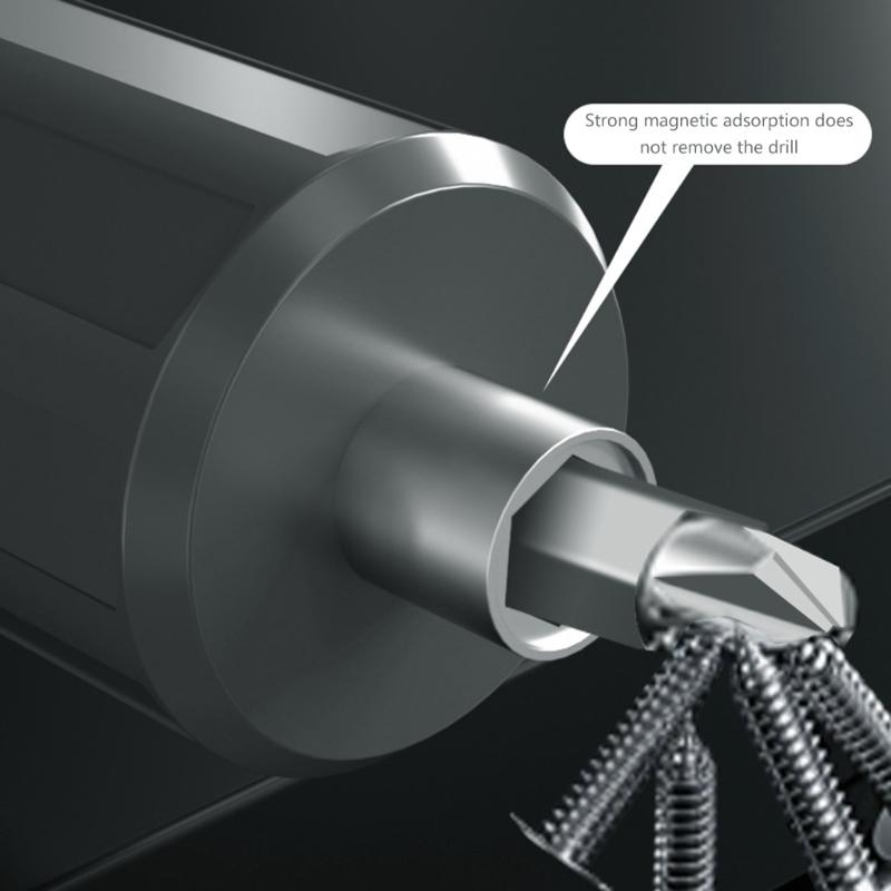 Mini Electric Screw Driver Kits with Magnetic Bits Rechargeable Electric Screwdriver, Power Cordless Screwdriver Set