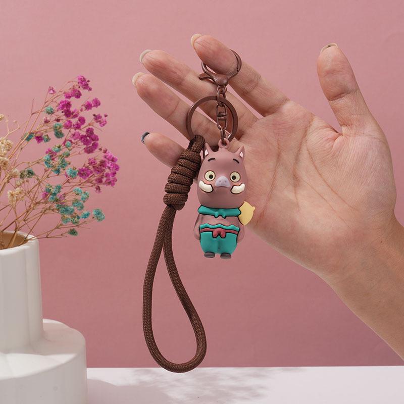 Брелок-подвеска Аниме Йокай: Мультяшная кукла-бродяга из горы, аксессуар и брелок для сумки