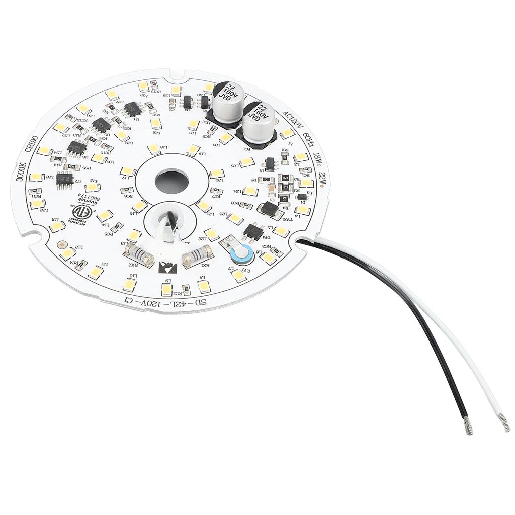Ceiling Fan Light Replacement Panel 3.93inch Led AC120V 18W 2000LM Dimmable Ceiling Fan Light Board