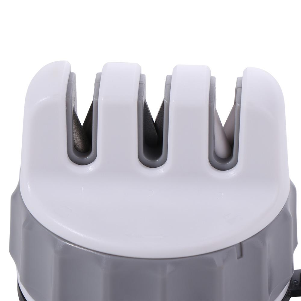 3 Stages Sharpening Stone Quick Sharpening Cutter Whetstone Portable Mini Cutter Sharpener  Kitchen