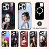 Прекрасная Селена Гомес Чехол для телефона для iPhone 17, 16, 15, 14, 13, 12, 11 Plus, Pro Max Магнитный для Magsafe Беспроводная зарядка