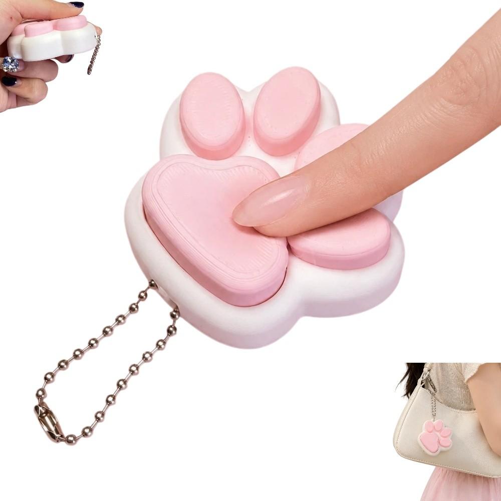 Relief Stress Cat Paw Press Toy Cat's Paw Shape Bag Charm Funny Pinch Toy Gift Giving
