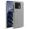 For OnePlus 10 Pro 5G Hard PC+Cloth Back Dual Protection Cover Cushion Anti-Scratch Shockproof Phone Case
