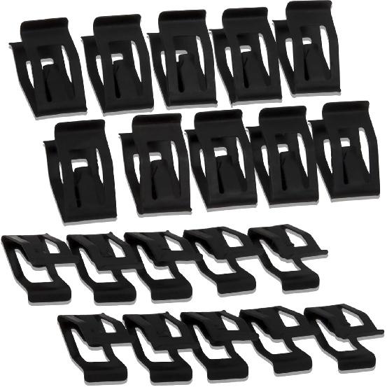 20 Pcs Universal Dashboard Trim Clips, Metal Trim Retainer, Auto Dash Panel Retainer Clips, Trim Metal Clips, Car Console Fastener, Dash Clips for