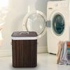 Bamboo Laundry Basket Dirty Clothes Hamper Bins Washing for Nursery,