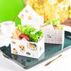 Белые картонные коробки для упаковки пищевых продуктов