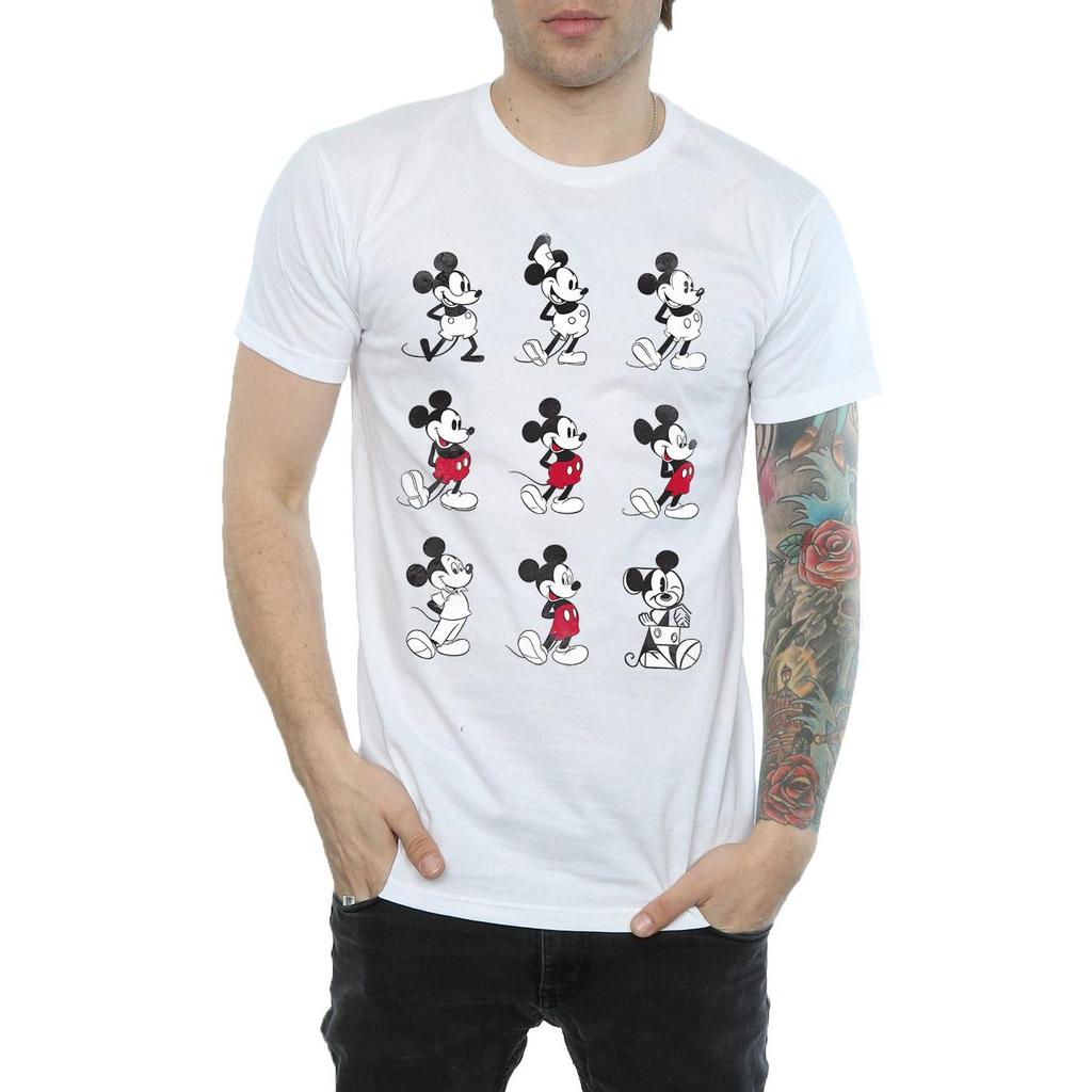 Disney Mens Mickey Mouse Evolution T-Shirt