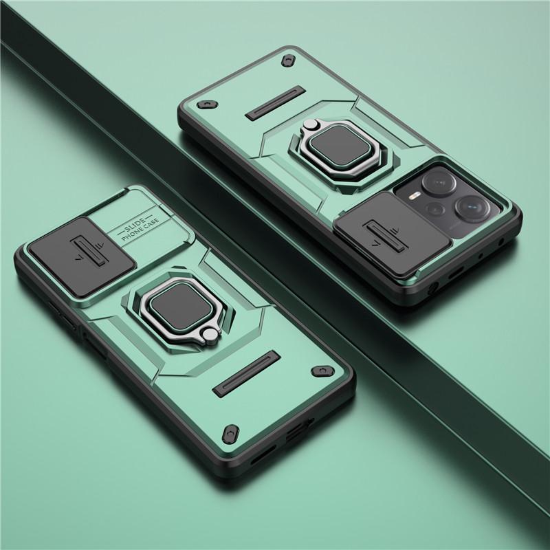 Для Redmi Note 12 Pro Plus Чехол Redmi Note 13 12S 12 Pro Plus Чехол для объектива, раздвижное стекло, защитный держатель, противоударный бампер