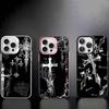 Готический Кибер Сигил Крест Цветной Чехол Для Телефона Для iPhone 17 16 15 14 13 12 11 Pro Max Plus Матовый Чехол