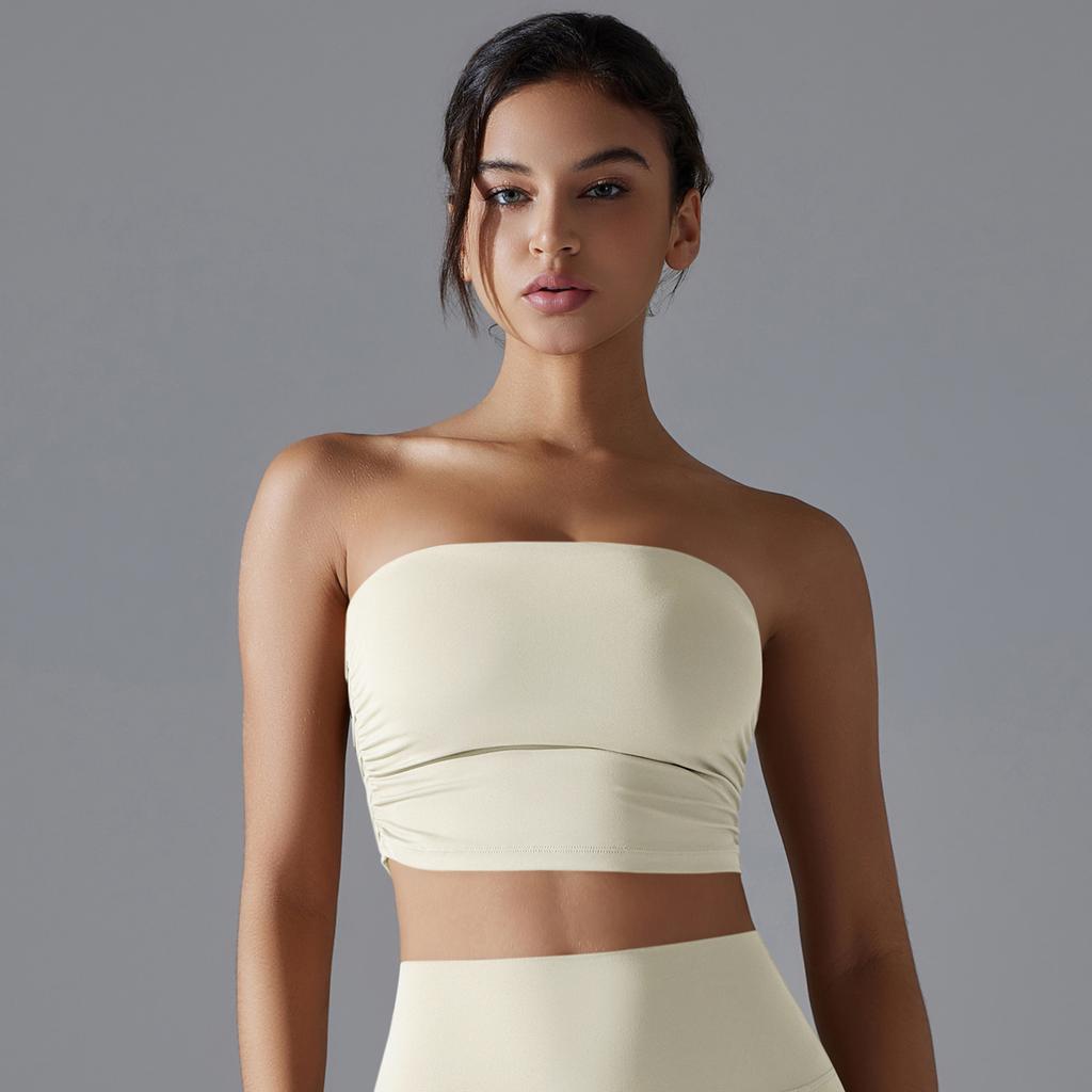 Auroth Women Gym Fitness Bra Backless Exercise Running Sport Vest Breathable Yoga Underwear