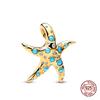 New In Original Charm Copper Ocean Series Sea Turtles Charms Beads Fit 3Mm Original Bracelet For Women Diy Fine Jewelry Gift