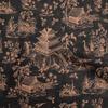Cotton Flex Brown Fabric Asian Japanese Pattern Sewing Fabric By The Yard Printed Diy Clothing Sewing Supplies 40 Inch