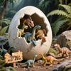 Luminous Dinosaur Egg Dig Kit: Archaeological Fossil & Gem Discovery Toy for Kids.