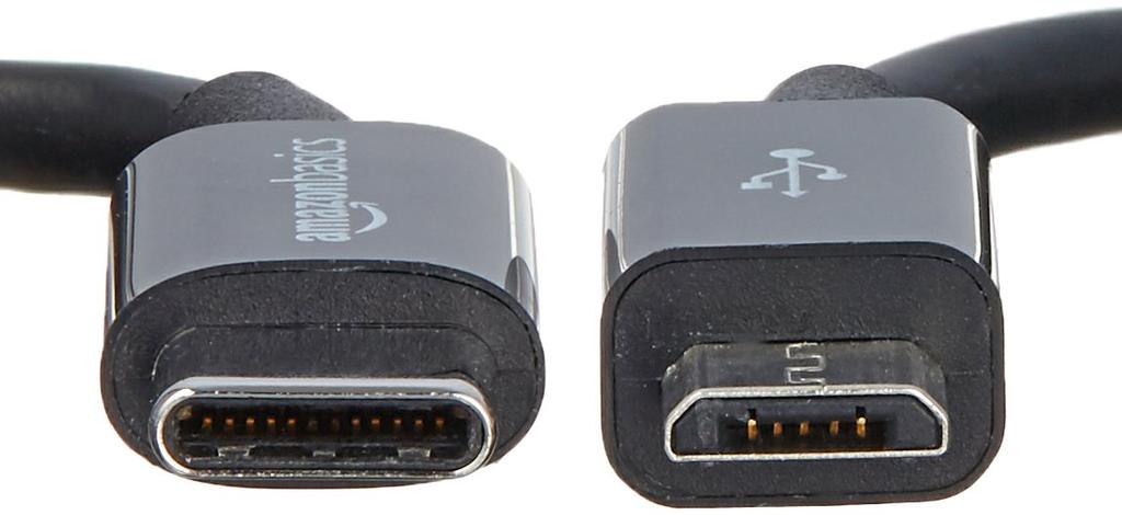 Кабель Amazon Basic на Micro USB Черный USB-C 0,9 м (USB-C 2.0)