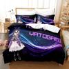 Новый комплект постельного белья Date A Live Токисаки Куруми Односпальный Полуторный Двуспальный Кинг-сайз Комплект для кровати Взрослый Детский Спальня Аниме Комплекты пододеяльников