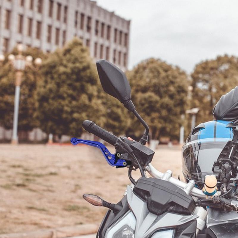 Рычаги сцепления для мотоцикла, 2 шт., рычаг сцепления из алюминиевого сплава, регулируемый, устойчивый к ржавчине, рычаг тормоза для мотоцикла, прозрачное переключение передач