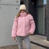 Women's Winter Warm Jacket With Hood Windproof Hooded Jacket With Pockets Full Zip Padded Coat Casual Warm Quilted Thick Coat Outwear for Women