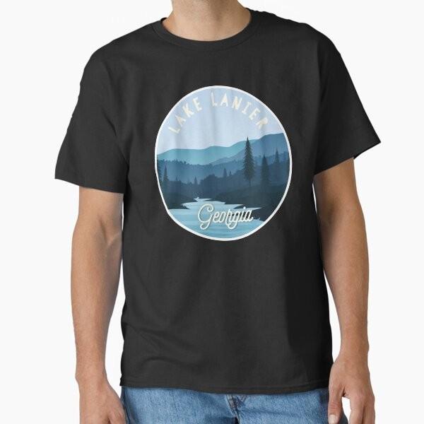 Lake Lanier Georgia Classic TShirt TShirt Made In UsAus Size S2xl
