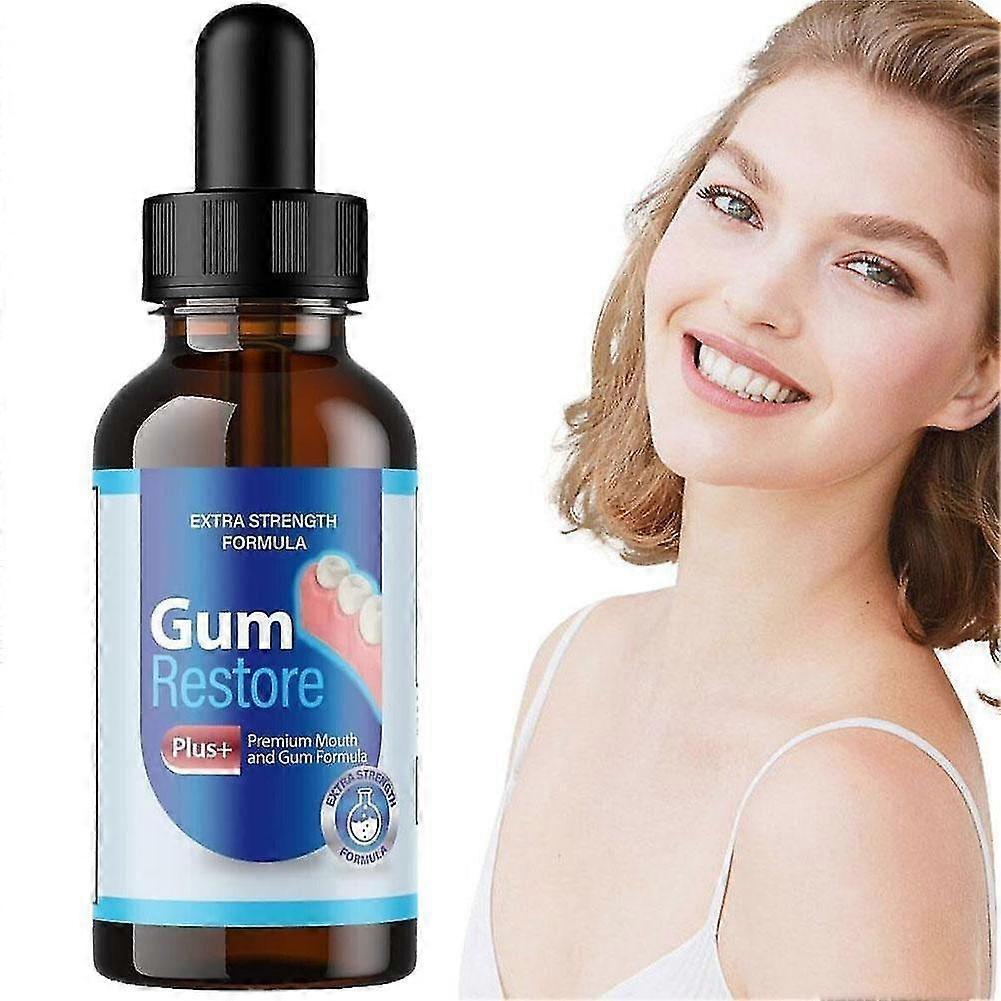 1-3X Gum Restore Plus - Oral Drops For Teeth, Bad Breath, Gums Repair 30ML