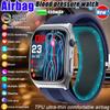 2025 New Airbag Smart Watch Nursing Grade Bluetooth Call Air Pump ECG True Accurately Blood Pressure Uric Acid Blood Lipid Watch Men