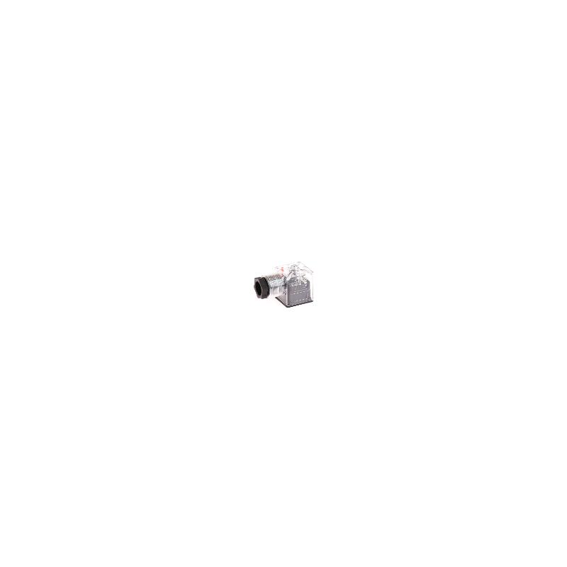 DC24V Solenoid Coil Transparent Plug Universal Hydraulic Valve Connector Accessory