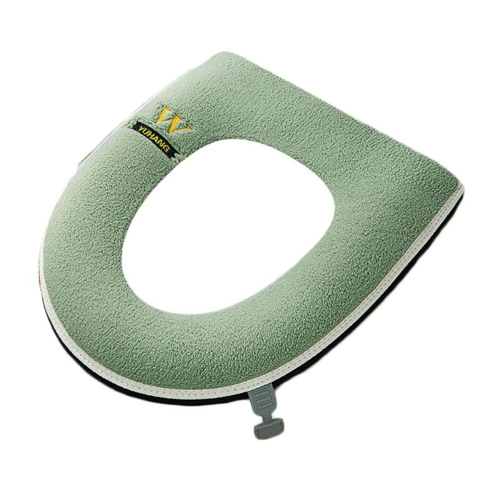 Подушка сиденья для унитаза с ручкой и застежкой-молнией Многоразовый коврик для унитаза Коврик для унитаза
