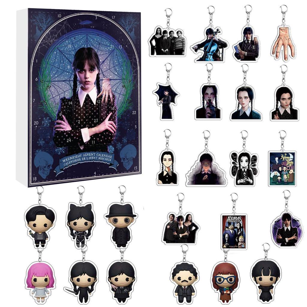 Адвент-календарь – 2D Коробка-адвент-календарь, Рождественский календарь обратного отсчета, 24-дневный Рождественский адвент-календарь, Украшение для рождественской елки