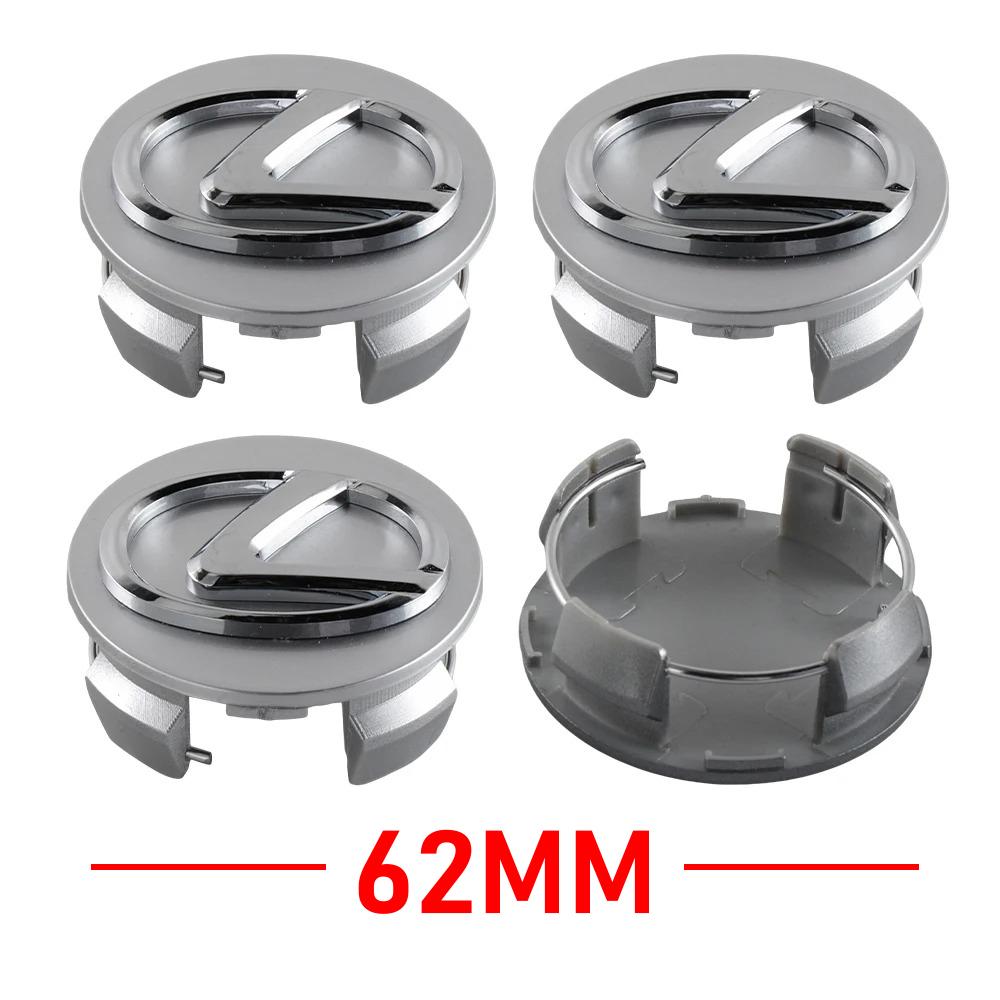 SKIA7 4Pcs 62MM For Lexus LS IS350 ES300h ES300 IS250 IS220d NX350h Car Styling Wheel Center Cap Emblem Hub Covers Outside Accessories