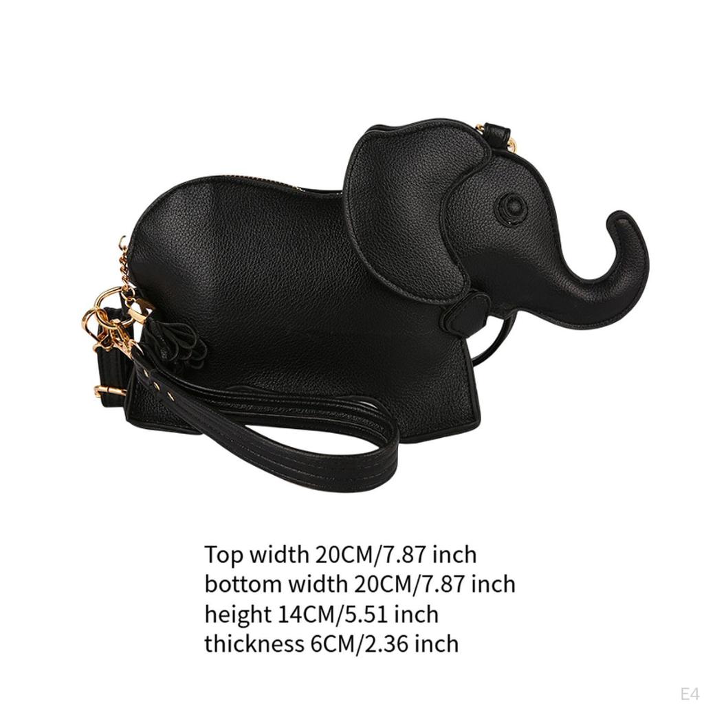 Сумка через плечо в форме слона, забавная сумка для вечеринки на открытом воздухе, летней работы