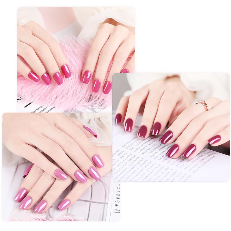 Mtssii 7ml Semi Permanent 3D Soak Off UV Gel Polish Set for Manicure Hybrid Nail Art Decoration