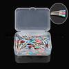 100pcs Dental Prophy Brushes Polishing Polisher Disposable Latch Type Mixed Color Plat Used for Stain Removal and Polish
