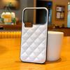 Three-dimensional puff check small fragrance style leather Case For Xiaomi 17 Pro Max Mi 17 Pro 15 Ultra 14 13 ultra Hard Cover