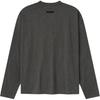 Fear of God Essentials Мужские топы с вышивкой, классический крой, с длинным рукавом, угольно-серый меланж, серый 125HO254201F